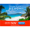  Hotels.com - 48 Hour Winter Sale: Up to 50% Off Hotel Booking + 8% Off (Sign-Up Required)