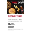 Pizza Hut - 2 Large Pizzas, Garlic Bread &amp; 1.25L Drink  $29.95 Delivered (code)