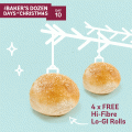  Bakers Delight - Buy any Large Health Loaf &amp; Get 4x Hi-Fibre Lo-GI Rolls for Free