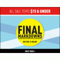 Crossroads Final Markdowns - All Sale Now $15 &amp; Under