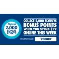  First Choice Liquor - 2000 Flybuys Bonus Points - Minimum Spend $99 (code)! Online Only