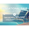 Hotels.com - Sensational Sale: Up to 60% Off Hotel Booking + Extra 10% Off (code)