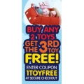 OO.com.au - Buy 2 TOYS Get 1 FREE (with code)