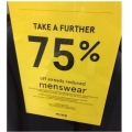 Myer - Take a Further 75% Off  Already Reduced Selected Menswear ! In-Store Only