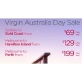 Virgin Australia Day Flight Sale - Ends on 28th Jan