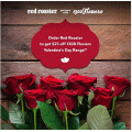 Red Rooster - Valentine&#039;s Day Offer: $25 Off 1300 Flowers Valentine’s Day Range with Any Order