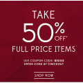 Van Heusen - Take 50% Off Full Priced Items (code)! In-store &amp; Online