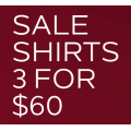 Van Heusen - Flash Sale: 3 Shirts for $60 (Usually $69.95 Each)
