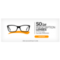 VisionDirect - 50% Off Prescription Lenses &amp; Free Shipping (code)! Today Only