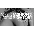 Vogue Fashion Night Out - Spend $50 to Get $20 Back for AMEX Card Member (Up to 3 Different Participating Retailers)