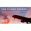 Virgin Australia - Travel Frenzy: Up to 45% Off Domestic &amp; International Flight Fares
