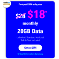Circles.Life - Unlimited Standard National Talk &amp; Text 20GB for $18 for 12 months (code)! Save $10 