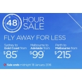 Virgin - 48 Hour Flash Sale - Fly to Gold Coast $85/Adelaide $99/Melbourne $215