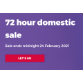 Virgin Australia - 72 Hours Domestic Flight Sale: One-Way Fares from $75 e.g. Sydney to Ballina Byron $75 etc.