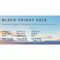 Virgin Australia - Black Friday Sale: Up to 37% Off International Return Flights 