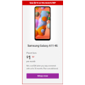 Vodafone - Samsung Galaxy A11 32GB 4G 36 Months Plan $1/month + Additional Plan Cost (Usually $7)! Save $216