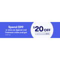 Big W - $20 Off Apparel, Footwear and Fashion Accessories (code)! Min. Spend $99