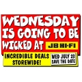 JB Hi Fi Wicked Wednesday - Big Savings Across the Store + Extra 5% off 