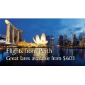 Singapore Airlines - Return Flights from Perth to Singapore $603, Manila $693, Jakarta $692, Bangkok $707 &amp; More