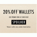 Oroton - 20% Off Wallets (code)! 3 Days Only