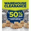 Amart Furniture - Warehouse Clearance: Up to 50% Off Storewide [Sofa; Furniture; Bed; Outdoor; Office etc.]
