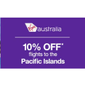 Virgin Australia - 10% Off on Flights to the Pacific Islands (code) @ Webjet
