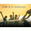 Hertz - 3 for 2 on Weekends: One Free Day on Weekends (code)