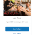 AMEX - Latest Offers: Just Wines - Spend $80 or more, get $20 back | MAISON de SABRE - Luxury Leather Goods - Spend $75 or