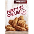 Red Rooster - FREE $5 Credit for Buttermilk Coated Wings for Loyalty Card Members