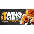 Pizza Hut - $1 Wings Week - Valid until Wed 29th July