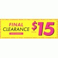 Rockmans - Final Clear Out Sale: Up to 90% Off 1955+ Clearance Items: Tee $5; Top $5; Cami $8; Skirt $9.99 etc.