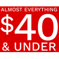 W Lane - Nothing Over $40 Sale: Up to 80% Off 1570+ Clearance Items e.g. Vest $20 | Pullover $20 | Top $20 etc.