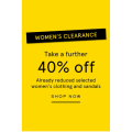Myer - Take a Further 40% Off Already Reduced Women&#039;s Clothing &amp; Footwear