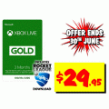 JB Hi-Fi - Xbox LIVE Gold 3 Month Subscription (Digital Download) $29.95