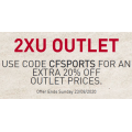 2XU - Click Frenzy Sports: Extra 20% Off Up to 70% Off Outlet Items (code)! 72 Hours Only