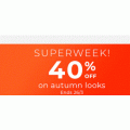 YOOX - Superweek Sale: 40% Off 17600+ Styles - 5 Days Only
