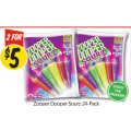 NQR - 2 x Zooper Dooper Sourz 24-Pack $5
