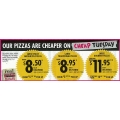 Eagle Boys Pizza - Cheap Tuesday pickup from $5.50 each till Easter