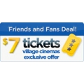 Village Cinemas Friends and Fans $7 Movie Offer