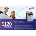 Up to $120 Cash Back on Samsung Printers!