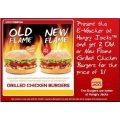 2 Hungry Jacks Burgers for the Price of One!