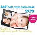 8&quot;x8&quot; Soft Cover Photo Book for $9.98! Save $12.48!