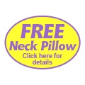Free Neck Pillow with Purchase of Clark Care Products
