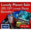 30% Off Lonely Planet Bestsellers