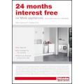 24 months interest free on Miele appliances!