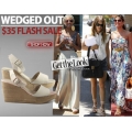 $35 Wedge Shoe Flash Offer