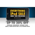 Harvey Norman everything iPod Sale - 30% on earphones, headphones, chargers and more!