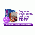 Buy One Travel Guide, Get One Free! 
