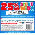 ToysRus - 25% Off All Full Priced Items Storewide (starts tomorrow)
