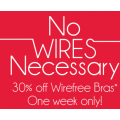 One Week Sale ! 30% Off Wirefree Bras @ Berlei (Extended)